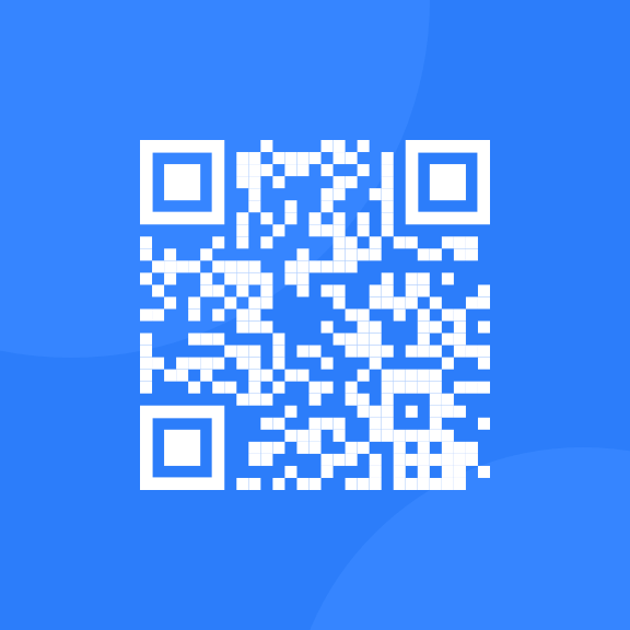 the generated QR code